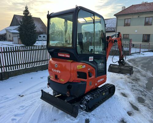 Minibagr Kubota KX 016-4 hyd.podvozek+hyd.svahovka