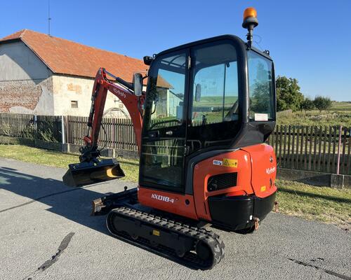 Minibagr Kubota KX 018-4 hyd.podvozek/hyd.svahovka