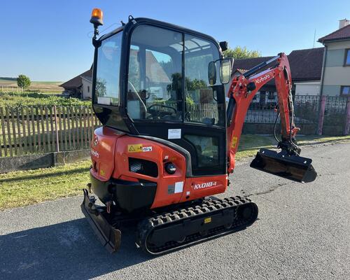 Minibagr Kubota KX 018-4 hyd.podvozek/hyd.svahovka