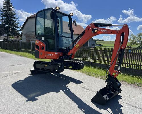 Minibagr Kubota KX 018-4 hyd.podvozek/pouze 1900mh