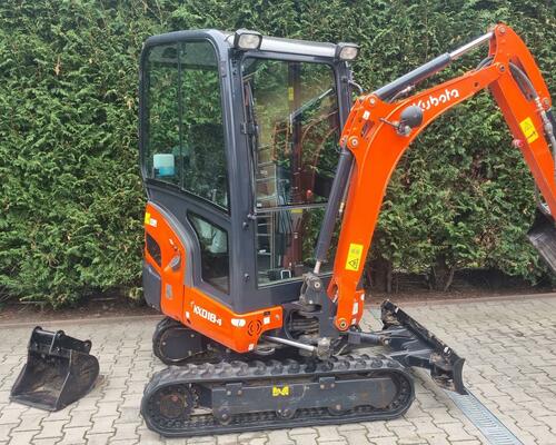 Minibagr Kubota Kx 018-4 Hyd. Svahovka + podkop 800Mth