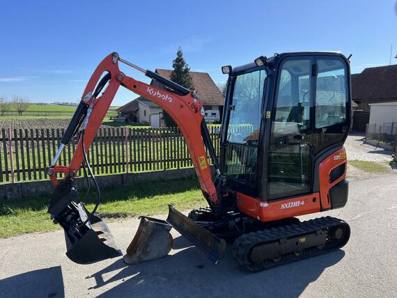 Minibagr Kubota KX 018-4 hyd.svahovka+podvozek 2017