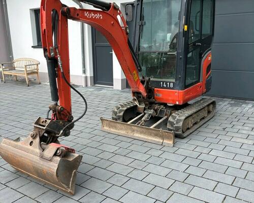 Minibagr Kubota KX 019-4 Hyd svahovka 1900 MthM