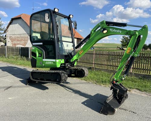 Minibagr Kubota KX 019-4 hyd.svahovka / 2.000mth !