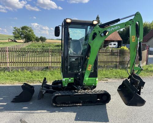 Minibagr Kubota KX 019-4 hyd.svahovka / 2.000mth !