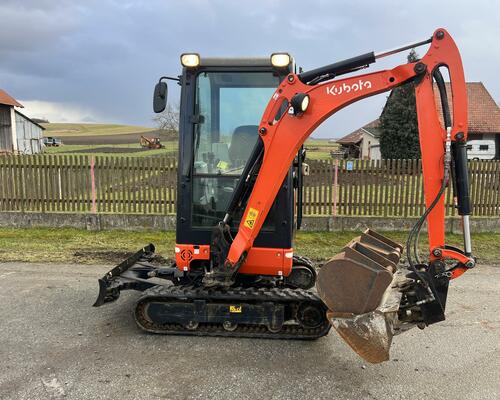Minibagr Kubota KX 019-4 hyd.svahovka/2tis.mh/2018