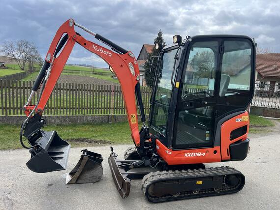 Minibagr Kubota KX 019-4 hyd.svahovka/hyd.podvozek