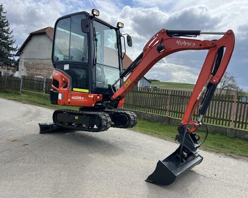 Minibagr Kubota KX 019-4 hyd.svahovka/hyd.podvozek