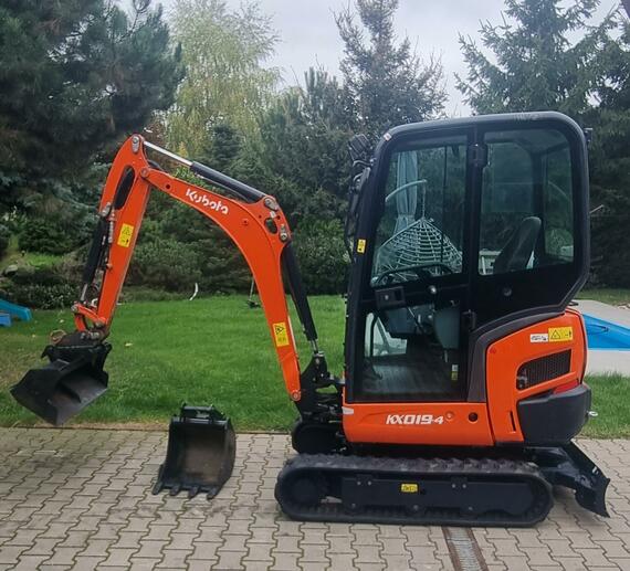 Minibagr Kubota Kx 019-4 pouze 1400MTH r.v. 2022