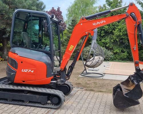 Minibagr Kubota U27-4 bez přesahu zádě