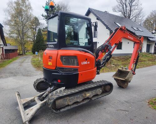 MINIBAGR KUBOTA U36-4 | ROK 2022/2023 | 3 200 MTH | KLIMATIZACE