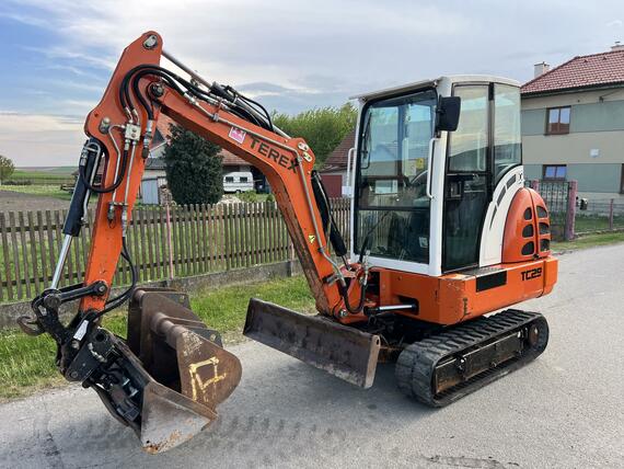 Minibagr Terex TC29 hyd.svahovka+podkopy / 2,9t