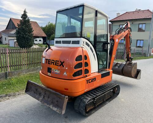 Minibagr Terex TC29 hyd.svahovka+podkopy / 2,9t