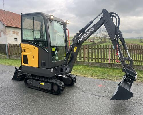 Minibagr VOLVO EC 15e pouze 713mth, hyd. svahovka