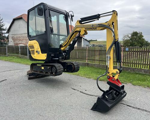 Minibagr Yanmar SV16 pouze 1.000mth / hyd.svahovka