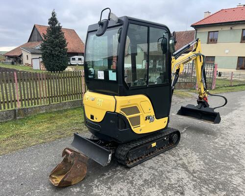 Minibagr Yanmar SV 16 hyd.svahovka/pouze 1tis.mth