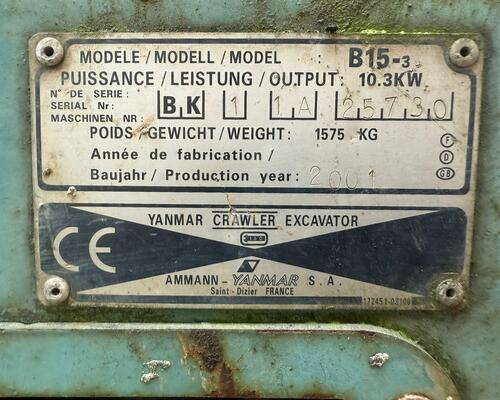YANMAR B15-3