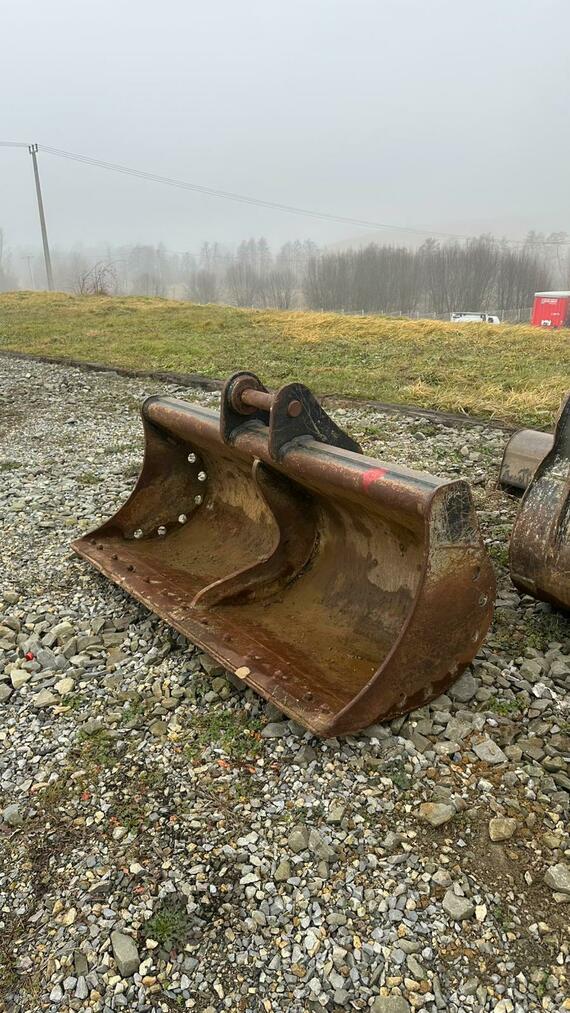 Lžíce rypadla 180 cm, 12-16 tun, čep 65 mm, JCB, Komatsu, Doosan, Volvo