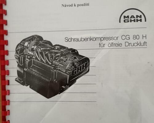 Šroubový kompresor GHH CG80 PRO FOUKÁNÍ Silo atd