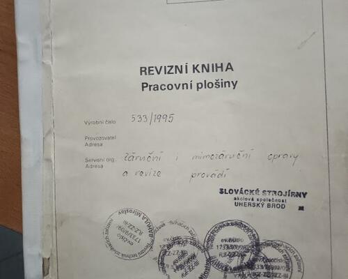 AVIA A 31 MP16 montážní plošina
