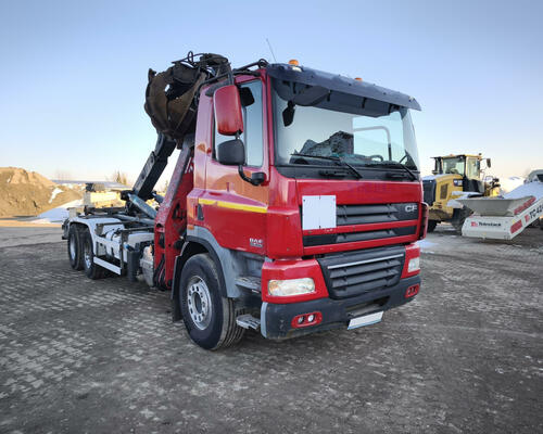 DAF CF 85.460 6x4 Kontejner + HNJ