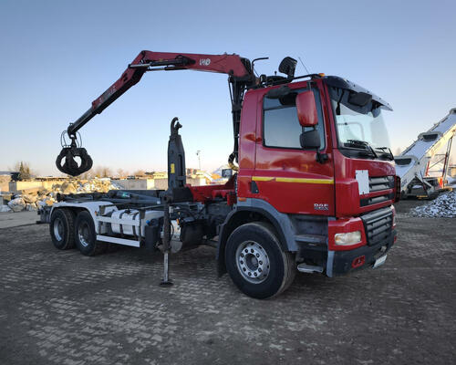 DAF CF 85.460 6x4 Kontejner + HNJ