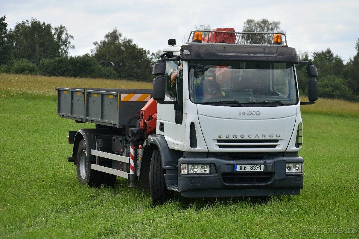 IVECO Eurocargo 16t hákový nosič kontejnerů + Palfinger PKK