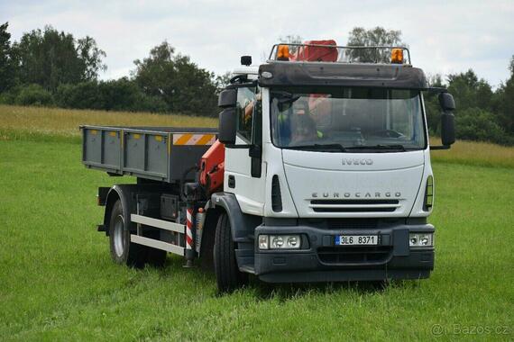 IVECO Eurocargo 16t hákový nosič kontejnerů + Palfinger PKK