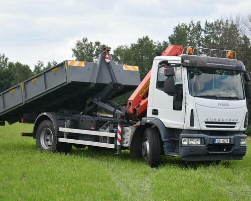 IVECO Eurocargo 16t hákový nosič kontejnerů + Palfinger PKK