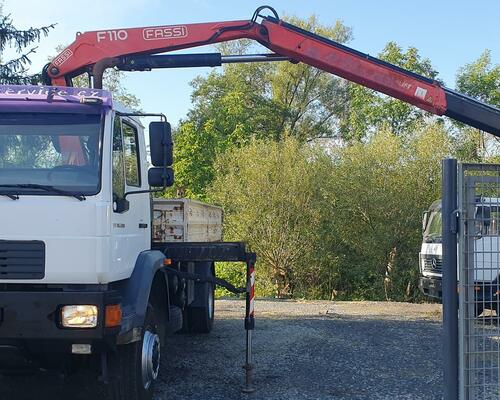 MAN 18.280 3s sklápěč s hydraulickou rukou, 4x4
