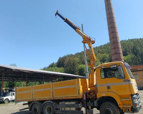 MAN 26.363 SKLÁPĚČ+ HYDR. RUKA 6X2 