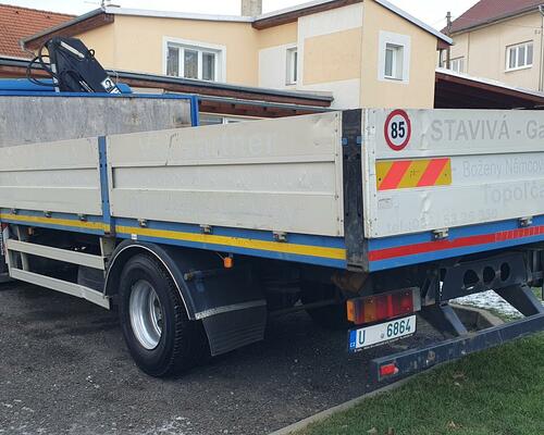 MAN LE 15.220 valník s hydraulickou rukou