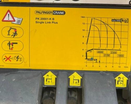 Mercedes Antos 2535 +Palfinger PK 20001-K
