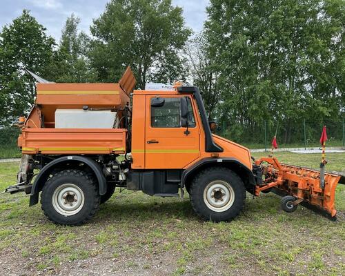 MERCEDES  BENZ UNIMOG U 90 TURBO+SYPAČ
