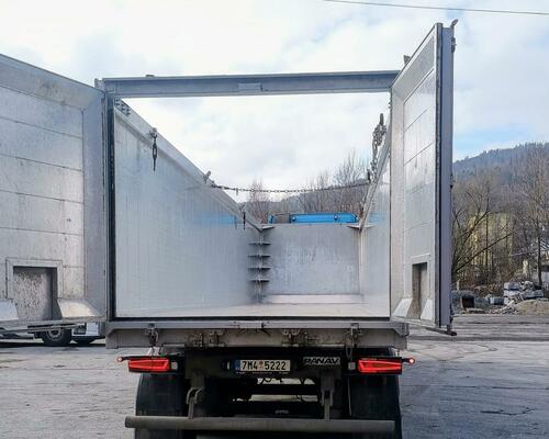 PANAV 50 m3 velkoobjemový sklápěcí návěs / trojkombinace / TOP STAV