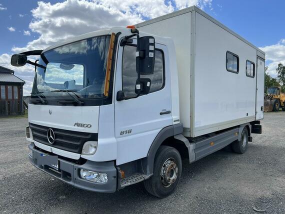 Pojízdná dílna MERCEDES BENZ  ATEGO 818 S ELEKTROCENTRÁLOU A ZDVIHACÍM ZAŘÍZENÍM NA AUTOGEN