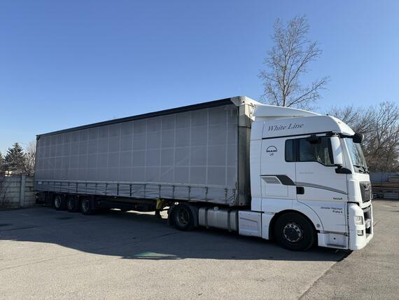Prodej MAN TGX 18.440 + návěs SCHMITZ CARGOBULL MEGA/Lowdeck