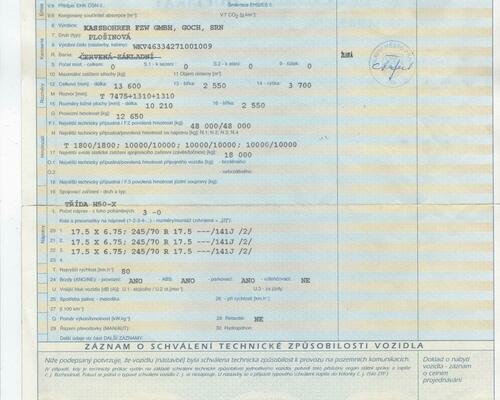 Souprava  tahač Volvo FM FMX 500 + návěs  Kässbohrer