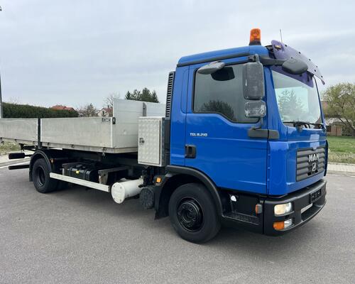 Třístranný sklápěč MAN TGL 8-210ps/pouze 106tis.km