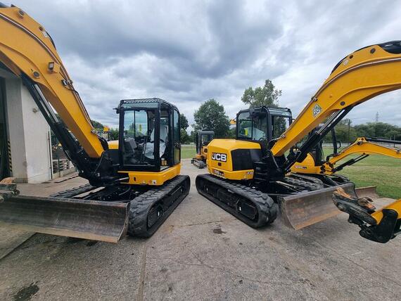 2x JCB 86C-2 450-800mth plná výbava- TOP stav