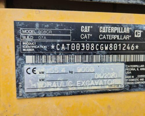 CAT 308-07 CR