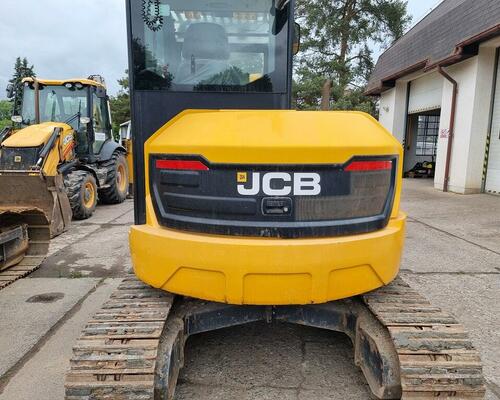 JCB 55Z na ocelových pásech + podložky - Max. výbava