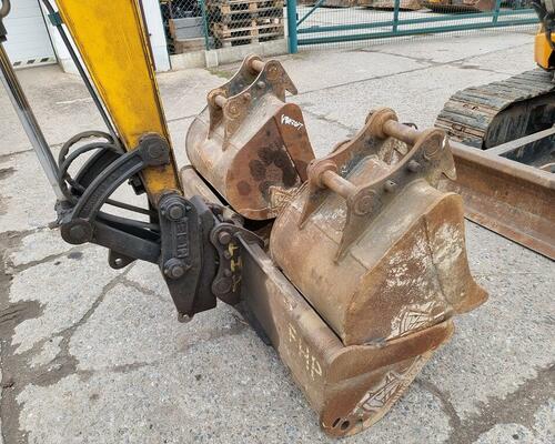 JCB 55Z na ocelových pásech + podložky - Max. výbava