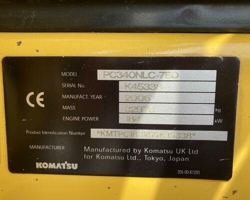 Komatsu PC 340 NLC-7EO