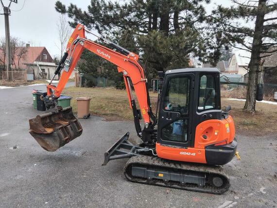 Kubota Kx042-4 Max výbava  Powertilt Klimatizace hydr, rychloupinač
