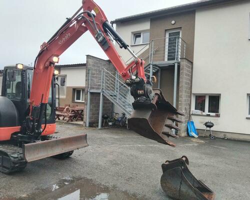 Kubota Kx042-4 Max výbava  Powertilt Klimatizace hydr, rychloupinač