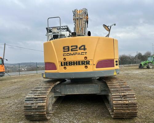 LIEBHERR R 924 LITRONIC COMPACT+ 2 X PODKOPOVÁ LŽÍCE A HYDRAULICKÁ SVAHOVKA-8000 MTH