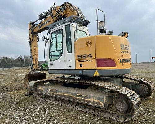 LIEBHERR R 924 LITRONIC COMPACT+ 2 X PODKOPOVÁ LŽÍCE A HYDRAULICKÁ SVAHOVKA-8000 MTH