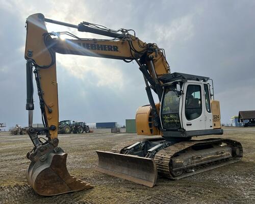 LIEBHERR R 924 LITRONIC COMPACT+ 2 X PODKOPOVÁ LŽÍCE A HYDRAULICKÁ SVAHOVKA-8000 MTH