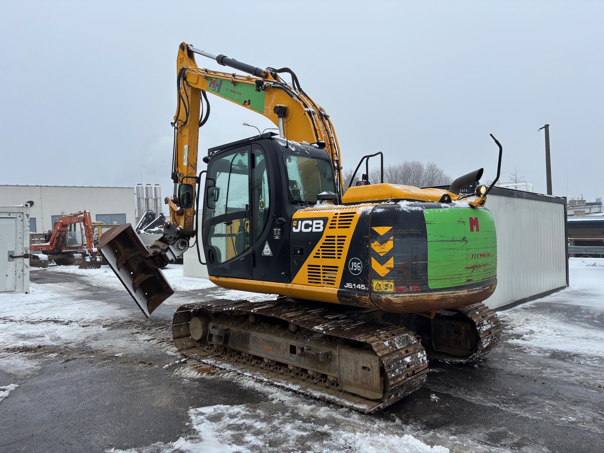 Pásové rypadlo JCB JS145, 14.2t, Powertilt, 2014